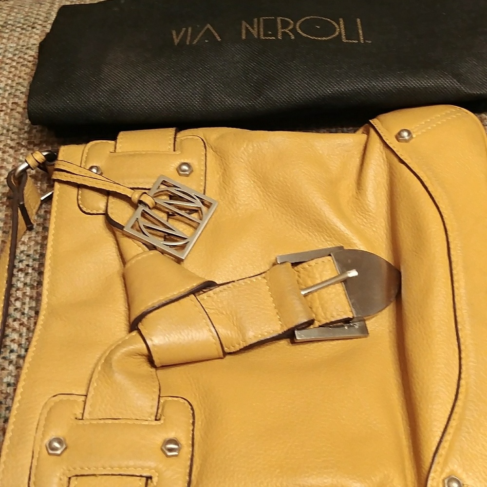 Yellow medium crossbody bag -